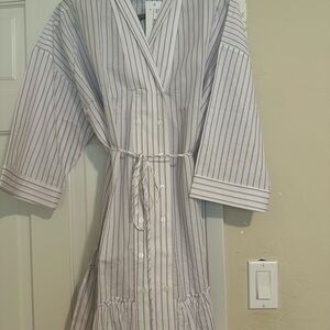 NWT Harshman  Nebbi Caftan Dress with Belt